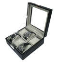 Relojero caja de polipiel para 6 relojes