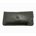 Funda de gafas de piel negra