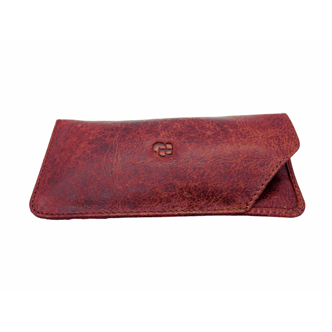 Funda de gafas de piel