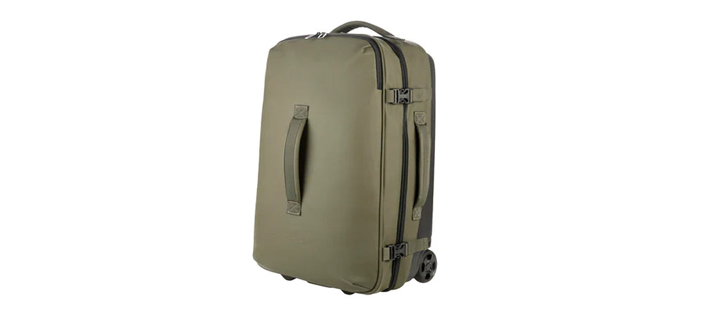 Trolley de cabina para viaje y trabajo  color verde para el hombre aventurero