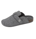 Zapatillas de estar por casa destalonadas tipo zueco color gris - Solohombre
