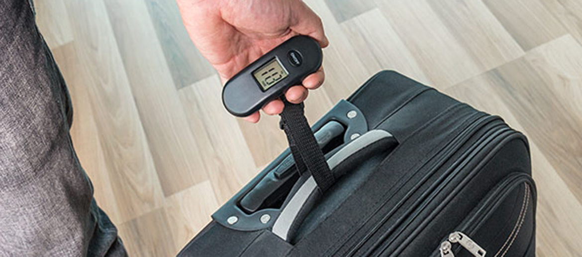  Báscula Pesa maletas para el check-in del aeropuerto - comprar online  Precio 16€ euros