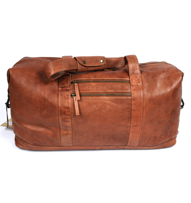 Bolsa de viaje piel bolso viaje cuero bolsa cabina marrón