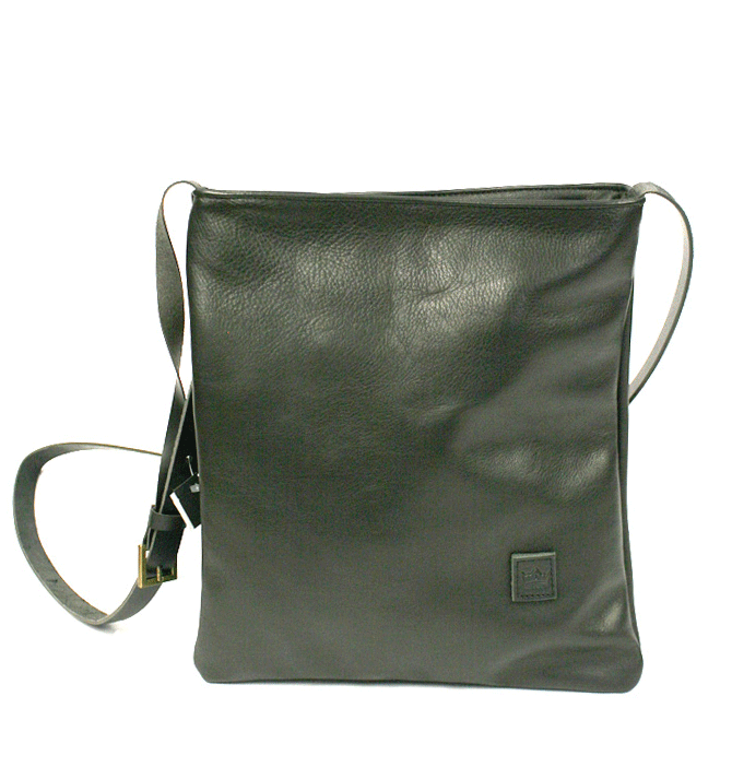 Bolso bandolera shoppinng color negro - Solohombre