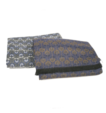 Bufanda foulard muy suave con dibujo pequeño corbatero - Solohombre