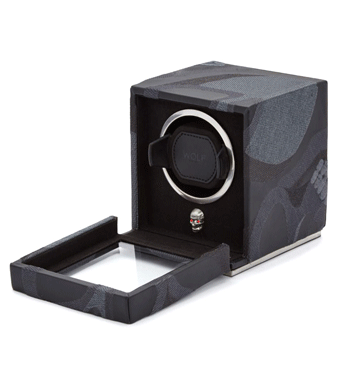 Caja relojero automático para tu reloj con dibujo abstracto de calaveras - Solohombre
