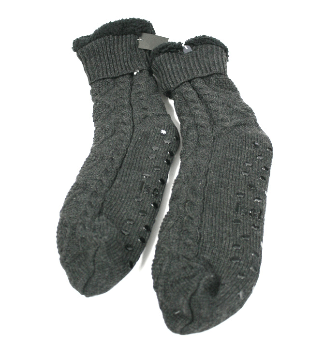 Zapatillas de invierno cerradas para estar por casa color gris - Solohombre