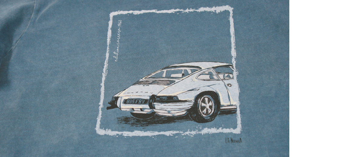 Camiseta con un dibujo abstracto para los aficionados a los coches deportivos - Solohombre