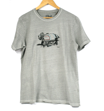 Camiseta de algodón para los moteros - Solohombre