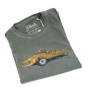 Camiseta de verano con dibujo del mítico coche Méhari - Solohombre