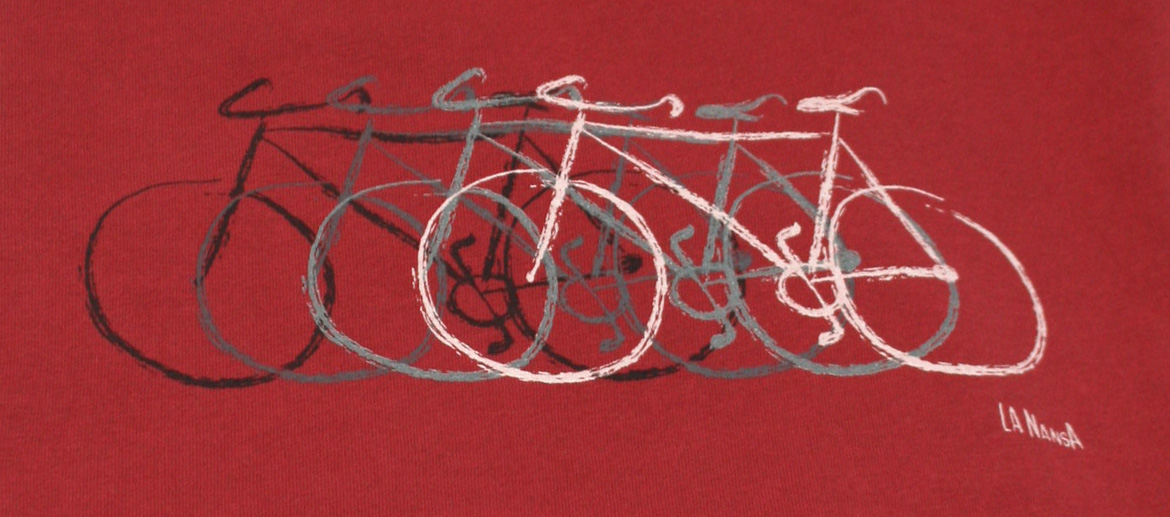 Camiseta  para los aficionados a las bicicletas - Solohombre