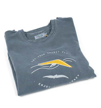 Camiseta sudadera para los aficionados al deporte del ala delta