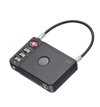 Candado de seguridad con localizador una idea ¡genial! para tus viajes - Solohombre