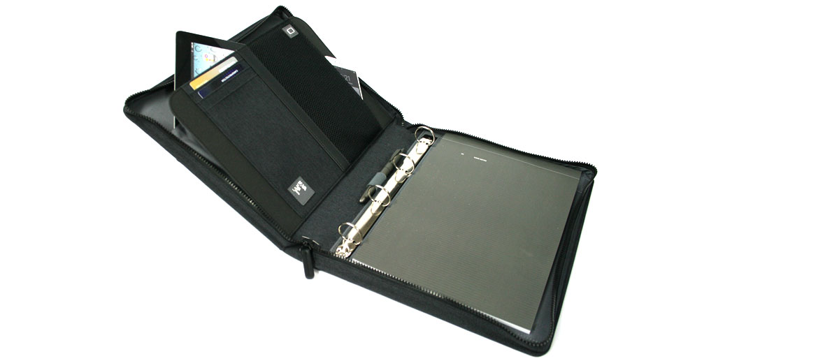 Carpeta portafolios A4 con asa y anillas extraibles marca Nava - comprar online precio 89€ euros Carpeta portafolios A4 con asa y anillas extraibles marca Nava - comprar online precio 89€ euros