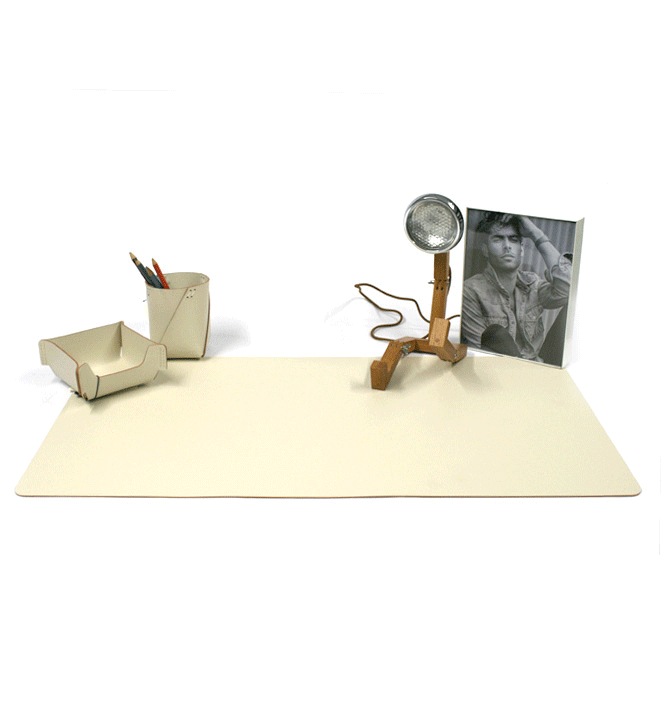 Carpeta vade para tu mesa de trabajo en color crema - Solohombre