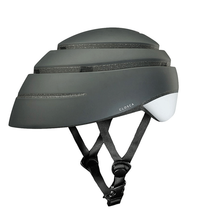 Casco plegable Helmet Loop para bicicleta o patinete color negro marca Closca - Solohombre
