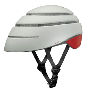 Casco plegable Helmet Loop para bicicleta o patinete color Pearl marca Closca