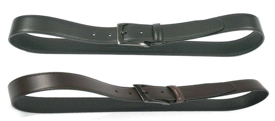 Cinturón clásico de vestir con hebilla cuadrada - marca Solohombre 