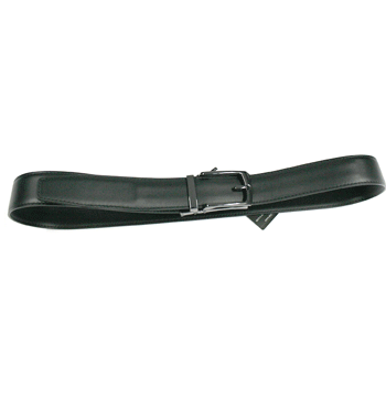 Cinturón negro de vestir con hebilla sin enganche marca Solohombre