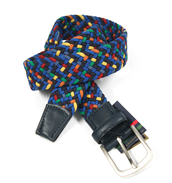 Cinturón elástico de cabo con un colorido ¡alegre! - Solohombre