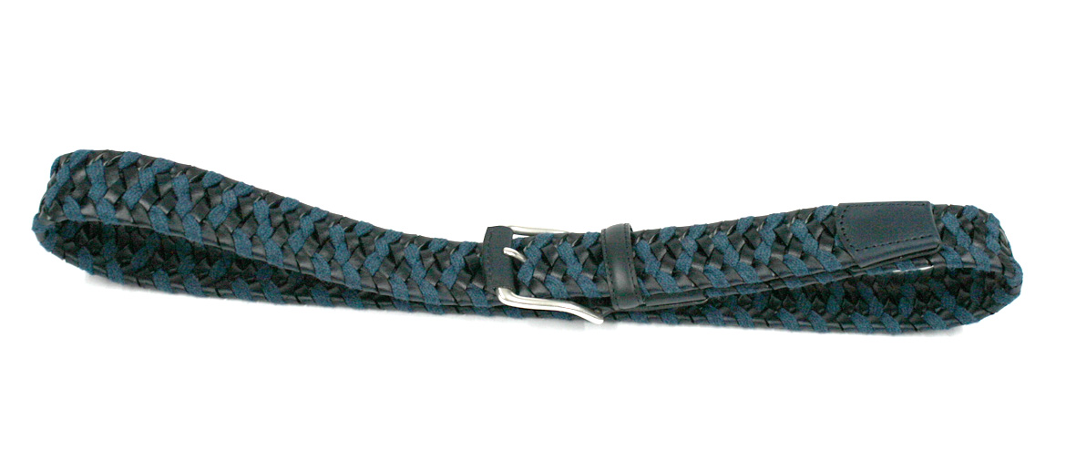 Cinturón elástico de piel y algodón marca Solohombre - Solohombre