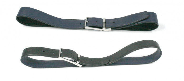 Cinturón con hebilla reversible negro y azul - marca Solohombre