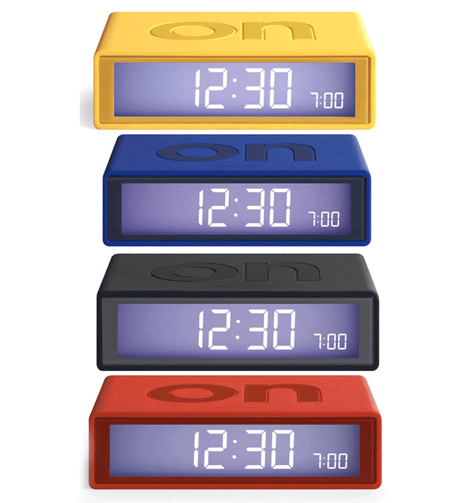 Despertador digital On/Off de colores