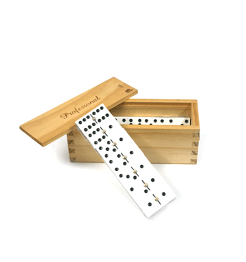 Juego de Domino con estuche de madera - Solohombre