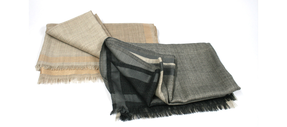 Foulard de lana y seda para el frío - Solohombre