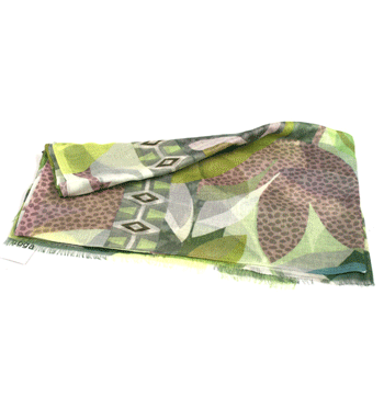 Foulard de modal con un dibujo abstracto muy colorido y muy ¡suave! - Solohombre