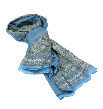 Foulard de seda y viscosa doble cara con un colorido elegante - Solohombre