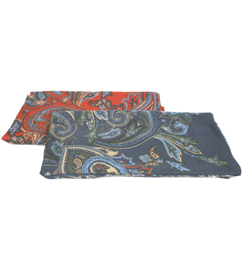 Foulard para este otoño con dibujo de cachemire - Solohombre