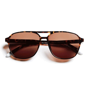 Gafas de sol con lentes polarizadas de color marrón - Solohombre
