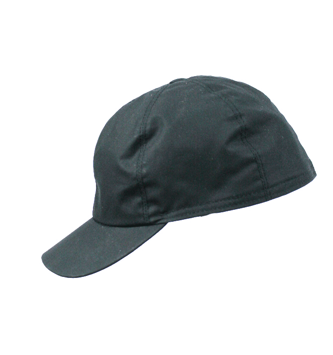 Gorra con visera y orejeras impermeable color negro - Solohombre