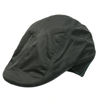 Gorra plana impermeable para los días de lluvía color negro - Solohombre