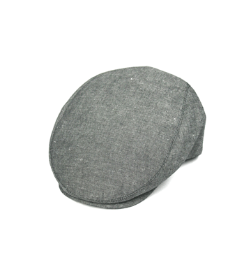 Gorra plana de algodón en color gris para protegerte del sol del verano - Solohombre
