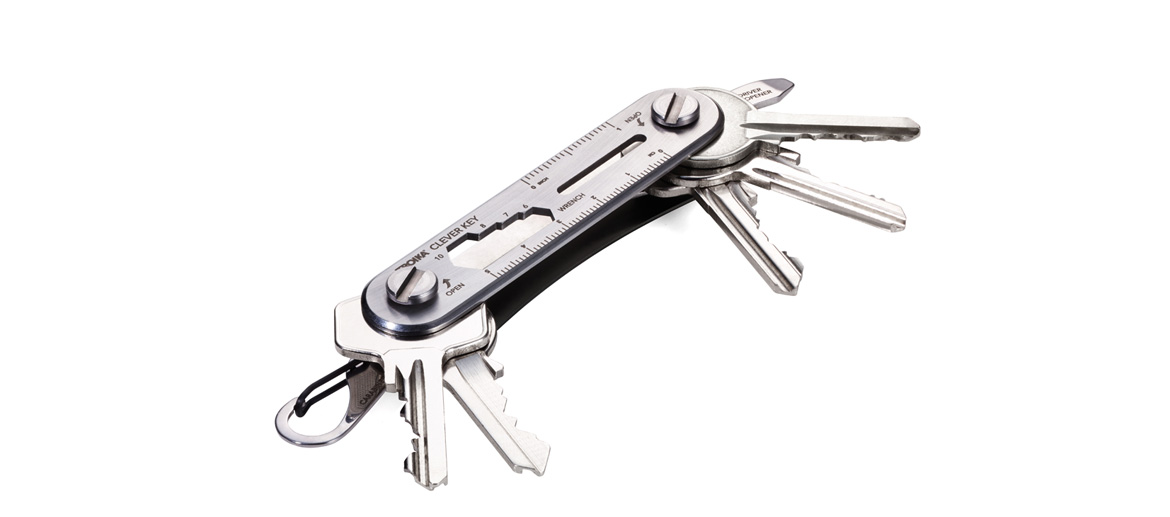 Llavero multifunción para seis llaves con mini herramientas - comprar online precio 18€ euros