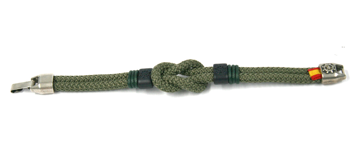 Pulsera de cabo verde con nudo marinero - Solohombre
