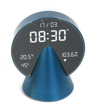 Radio reloj despertador con bluethooth speaker con melodias para despertar ¡Genial! - Solohombre