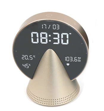 Radio reloj despertador con bluethooth speaker con melodias para despertar ¡Genial! - Solohombre
