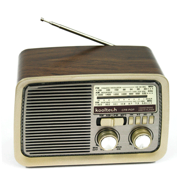 Radio retro  AM/FM/SW con entrada de USB y bluethooth - Solohombre