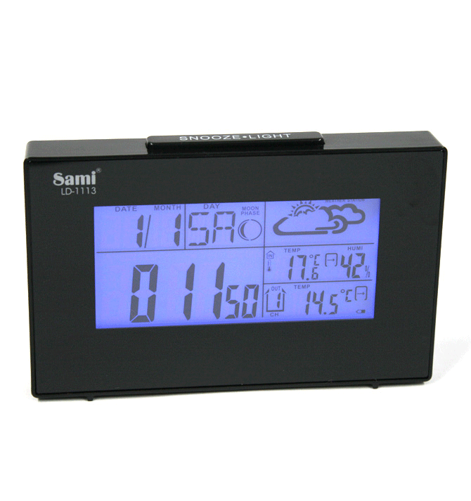 Hornet Nebu Safe Reloj despertador con temperatura interior y exterior - Solohombre