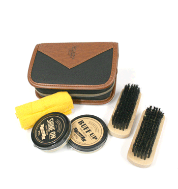 Set de limpia zapatos para viaje, casa o despacho - Solohombre