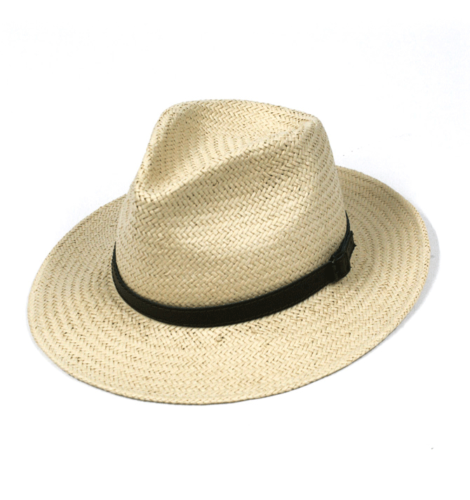 Sombrero de estilo Panamá para el verano color beige - Solohombre