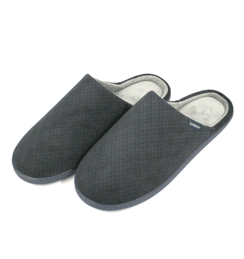 Zapatillas de estar por casa de invierno destalonadas con dibujo pequeño en color azul - Solohombre