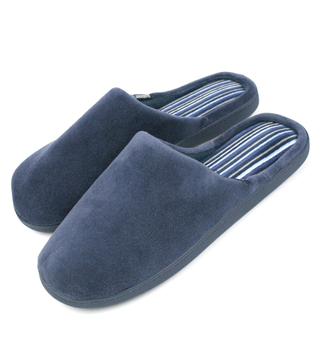 Zapatillas de estar por casa de invierno destalonadas color azul - Solohombre