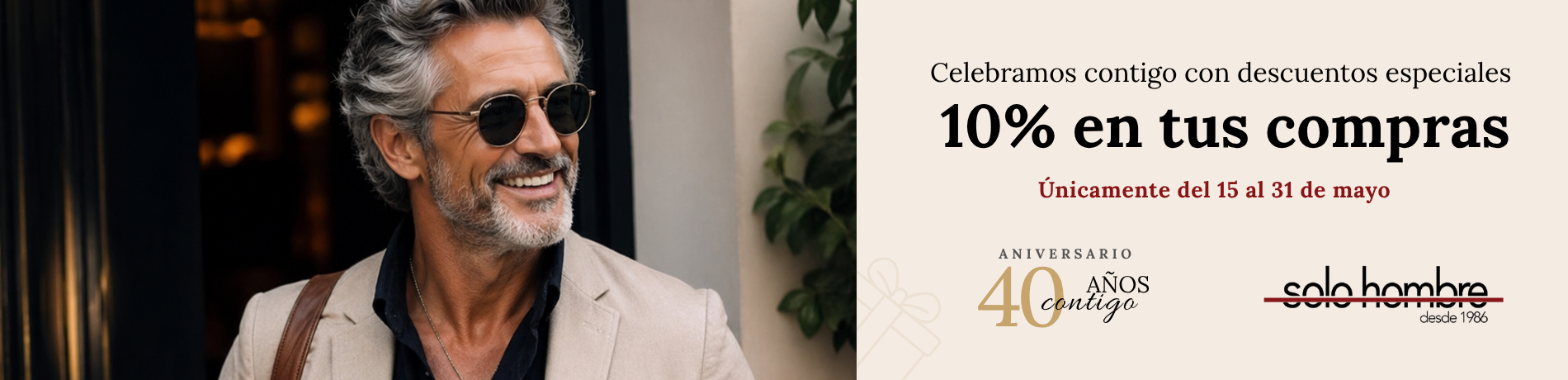 Aniversario https://solohombre.es/novedades.html